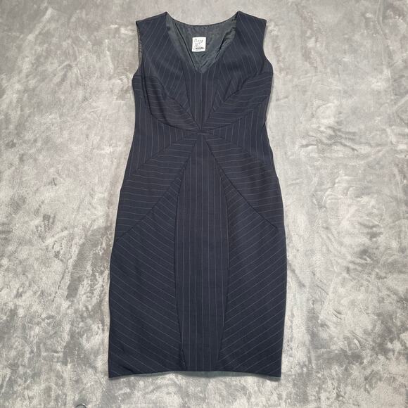 Moschino Dresses & Skirts - Moschino Cheap and Chic Dress Women XS Small Dark Blue Wool Blend Career Classic